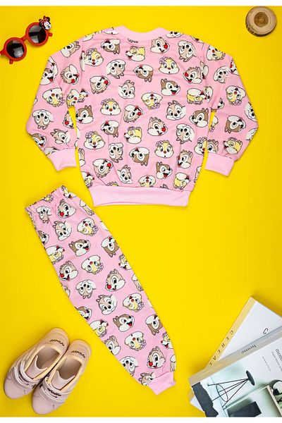 Yalçınoğlu Perfect for Kids: Chip and Dale Pattern Sweat Suit