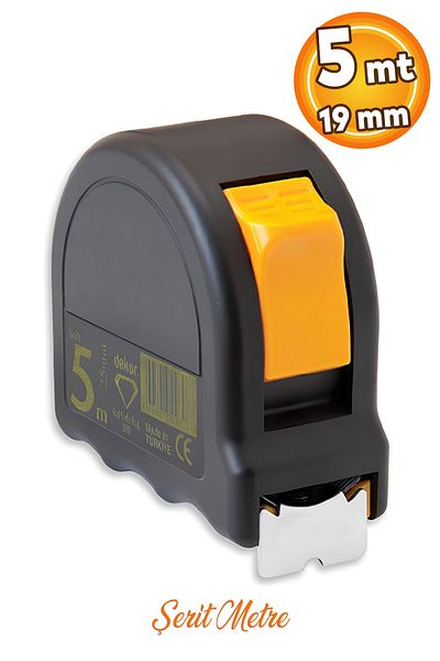 Badem10 5 metri x 19 mm bandă moale - măsurarea lungimii