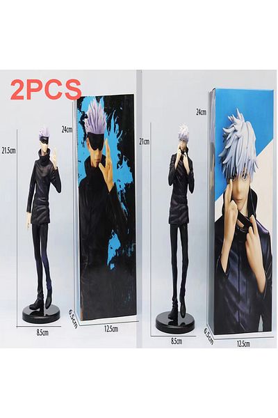 Choice 2pcs- With Box 22cm Anime Jujutsu Kaisen Satoru Gojo Figure Model Toy Gift Collection Itadori Yuji A