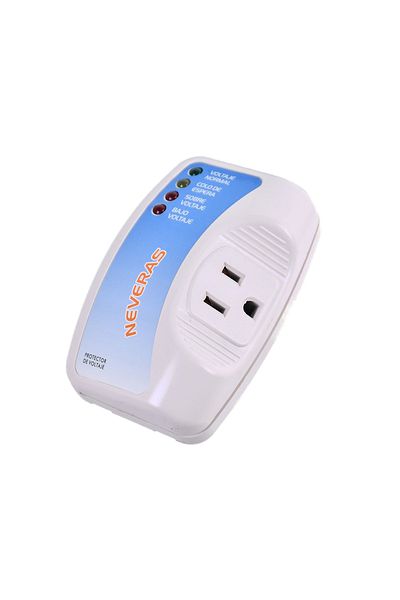 Choice Blue White Voltage Protector Single Outlet Surge Protector Plug In For Home Appliance Plug Protectio