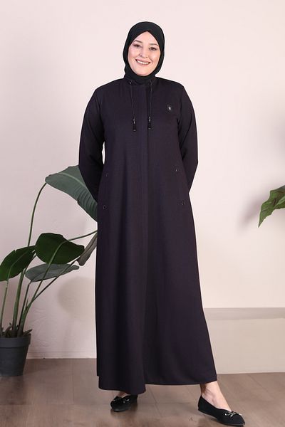 Ferace Γυναικεία μακριά Hijab Pardesu - Χειμερινά ολόσωμα ρούχα