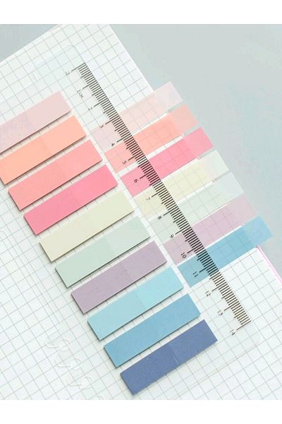 Mansura 200 Sheets Post-It Adhesive Note Paper - Index Sticker Index