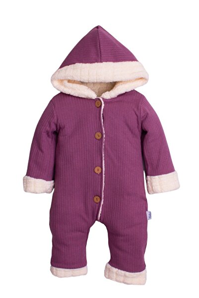 Chicsy Baby Kışlık Tatlı Peluş Pamuklu Düğmeli Kapüşonlu Bebek Çocuk Welsoft ...