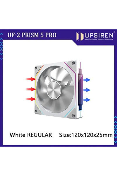 Choice5 A-RGB Other WHITE REGULAR UPSIREN UF-2 PRISM 5 PRO Computer Chassis F...