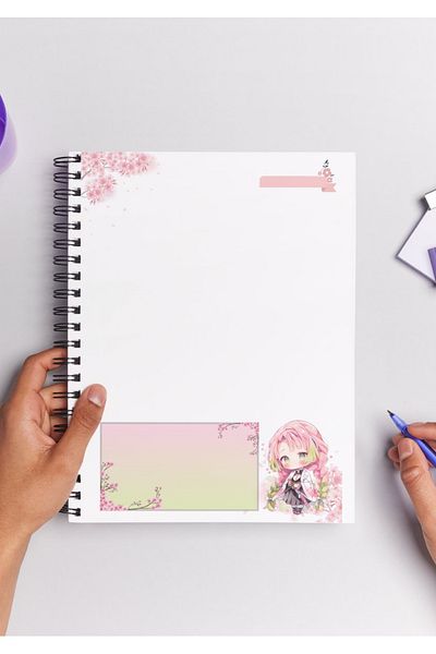 Home Demon Slayer Mitsuri Spiral Notebook A5 (50 Sheets)