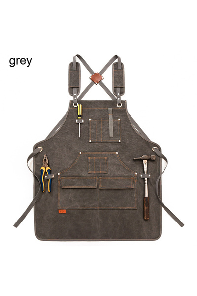 Choice مريلة نجارة رجالية مطورة، طولها 75 سم، وزنها 20 أونصة، مزودة بـ 9 جيوب للأدوات، هدية مثالية للرجال.