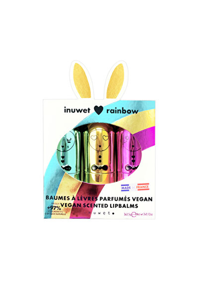 Inuwet GIFT SET RAINBOW - 3LÜ DUDAK NEMLENDİRİCİ SETİ