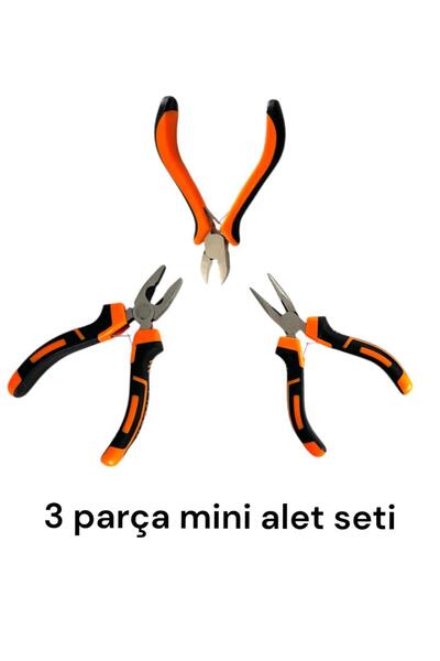 SERA 3 Parça Mini Pense Seti Pense Yan Keski Karga Burnu