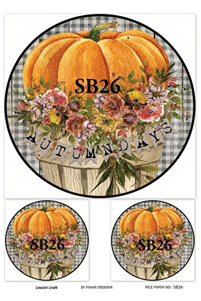 LİNEART Brass Patterned Lineart Decopage Paper - 29X42, No: Sb26