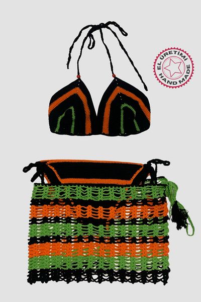 Uretti - Aslı 5776 Handmade 3-Piece Bikini Set S/M/L