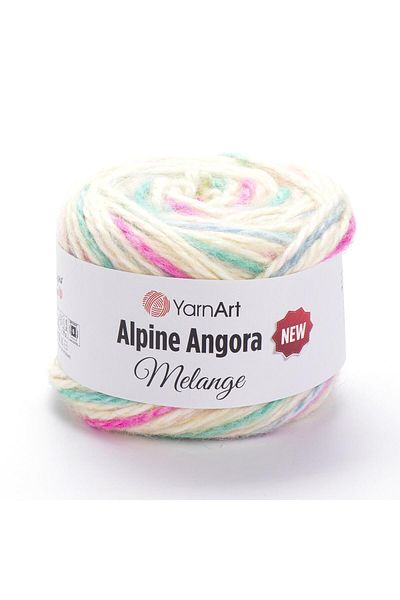 Yarnart Alpine Angora Melange - Hand Knitting String Ebruli-6407