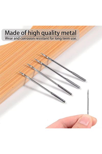 Choice 100pcs Universal Stainless Steel Sewing Machine Needle For Singer, Brother, Janome, Varmax, Sewin...