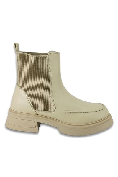 nehironline Γυναικείες καθημερινές μπότες - Beige Albini 10087 23kb