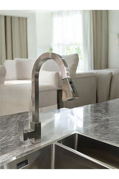 LAVELLO STYLE Spiral, Water Flow Speed Adjustable Kitchen Faucet/Mixer Tap Stainless Steel