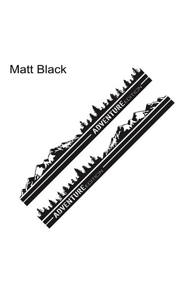 Choice L1 For Swb Matt Black 2pcs Car Door Stickers For Renault Trafic 3 2 Mk1 Mk2 Mk3 Tuning Accessories C