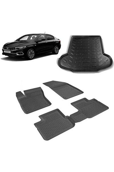 Sahler Fiat Egea Sedan 4.5d Paspas Ve Bagaj Havuzu Set