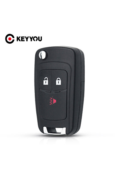 Choice مجموعة مفاتيح بديلة من KEYYOU مكونة من 10 قطع، 3/2+1 زر، مناسبة لسيارا...