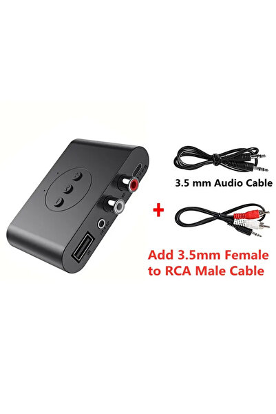 Choice جهاز استقبال صوت بلوتوث 5.0 NFC U Disk 3.5 مم AUX RCA USB محول موسيقى ...