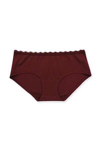 HNX Interlock Talie Elegantă Dantela Hipster Chiloți Femei