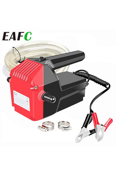 EAFC 12V Electric Vehicle Engine Oil Pump Oil/Crude Fluid Oil Pan Extractor Fuel Delivery Suction...