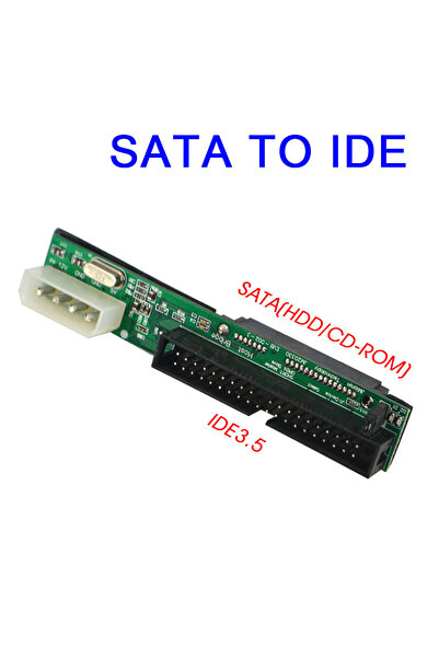 Kebidumei Sata to 3.5 IDE Sata to IDE Adapter 2.5 Sata Female to 3.5 IDE Male Converter 40 PIN Port 1.5Gbs 2.5