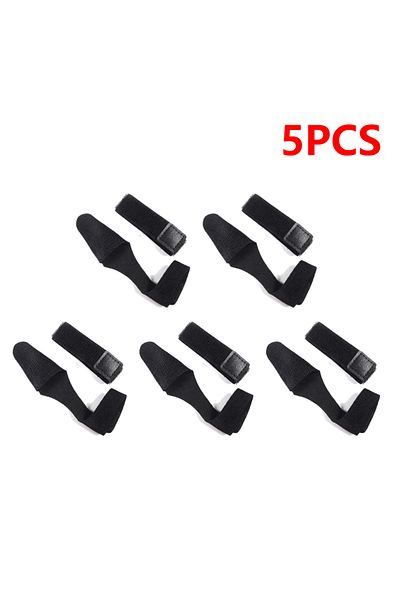 JOCESTYLE Black Fishing Rod Tie Tip Cover Sleeves Pole Strap Belt Fastener Protector Case Pole Glove Bandage S