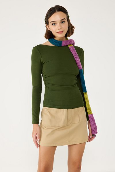 No Matter What Long Sleeve Body with Draped Detail