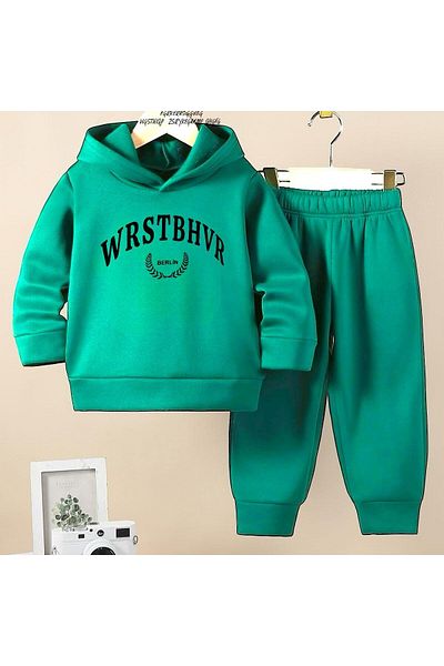 BENROMA Berlin Printed Unisex Children's Tracksuit Set - Oversize Fit