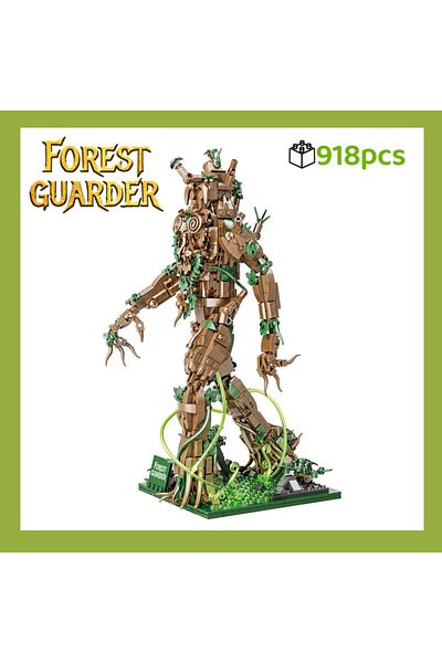 yaafun 918pcs Creative Magic Movie Forest Mumen Enter Model Building Block Set Expert LOTR Ideas Decor Bric