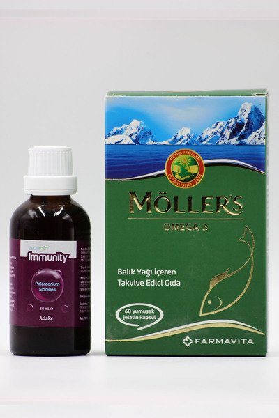 Möller's Mollers Omega 3 60 Kapsül Ve Immunity