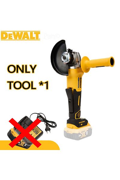 Dewalt آلة عارية DEWALT DCG405 مطحنة زاوية برأس مسطح 125 مم، آلة قطع أدوات عارية 18 فولت ليثيوم