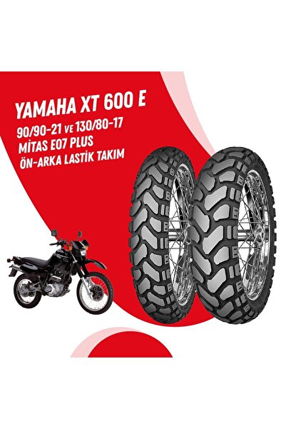 Mitas YAMAHA XT 600 E 90/90-21 + 130/80-17 E-07 + LASTİK TAKIMI