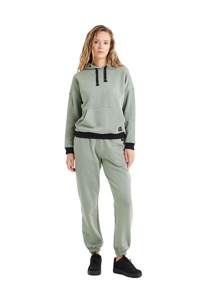 Blackspade Set de trening pentru femei cu glugă verde cu mânecă lungă - C9T7N4O06-81