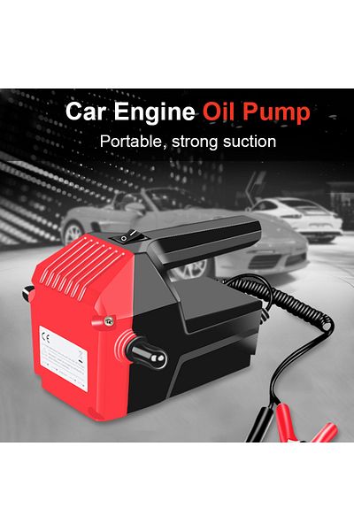 EAFC 12V Electric Vehicle Engine Oil Pump Oil/Crude Fluid Oil Pan Extractor Fuel Delivery Suction...