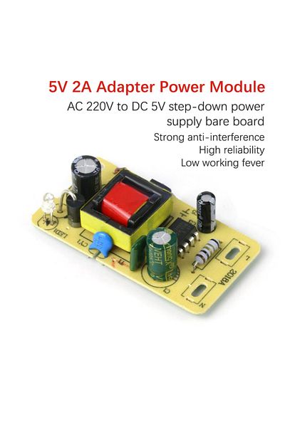 Choice 1pc 1pc 5v 2a Adapter Ac 220v To Dc 5v Switching Power Supply Module Step-down Power Supply Board