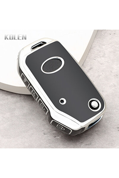 Choice4 غطاء مفتاح السيارة القابل للطي من مادة TPU باللون الأسود فقط، مناسب ل...