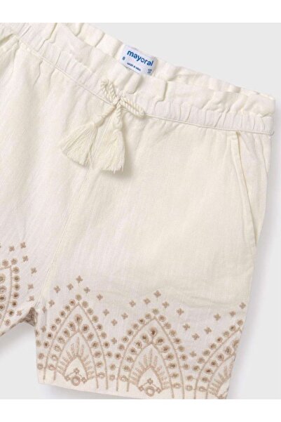 MAYORAL κοριτσίστικο κέντημα λινό σορτς 6271
