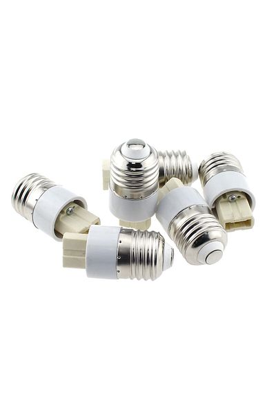 Choice 6PCS Practical Lamp Converter Bulb Adapter Lamp Holder Converter White E27 to G9 Conversion Screw...