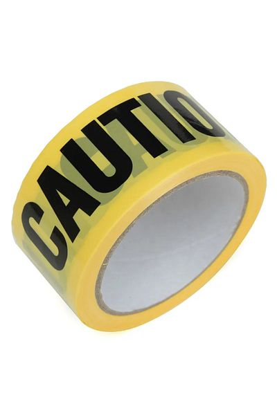 Choice Ap0194 25mx5cm Roll Yellow Caution Tape For Safety Barrier For Police Barricade For Contractors New