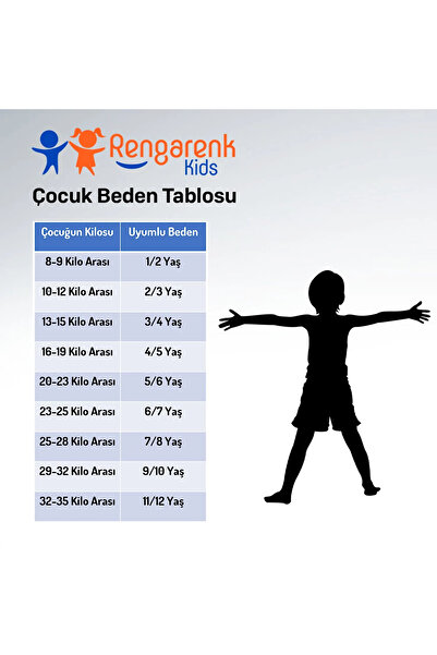 RENGARENK KIDS STORE Unisex Çift Taraflı Trenç