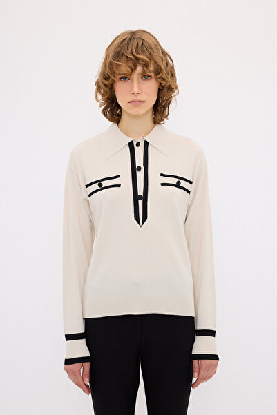 adL Pat Detailed Knitwear Sweater