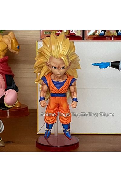 Choice No Retail Box Goku 9cm Anime Dragon Ball Z Figure Ssj3 Goku Action Figure Dbz Pvc Collection Model T