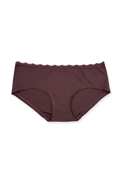 HNX Interlock Μέση Κομψό Δαντελένιο Hipster Γυναικείο Σλιπ