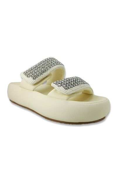 Guja Beige Women's Daily Slippers Model 24Yt-435