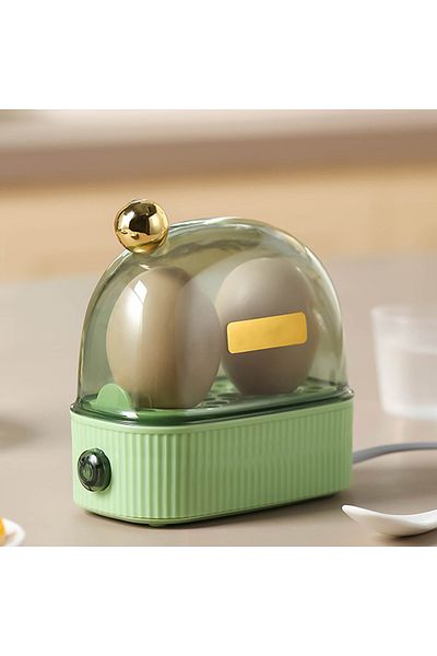 Choice Green 120w 220v Electric Egg Boiler Poacher Automatic Power Off Mini Breakfast Machine Egg Cookers 2