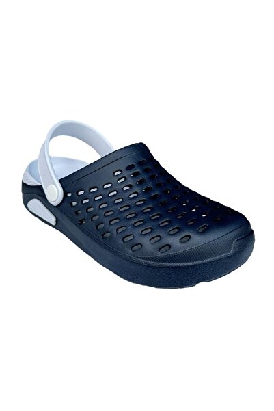 Liger Unisex Comfort Eva Sole Slippers Dark Blue - White