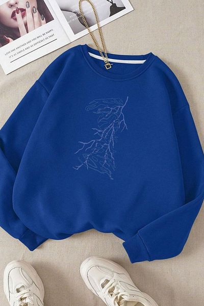 Moda Glo Βαμβακερό φούτερ Unisex Simsek Somnia Crew Neck
