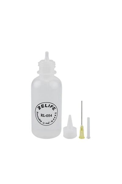 TOOKKS Relife Rl-054 Relife Rl-054 Solder Flux Paste Resin Tools Empty 50ml Liquid Plastic Alcohol Bottle P