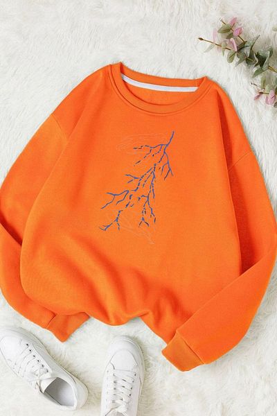 Moda Glo Βαμβακερό φούτερ Unisex Simsek Somnia Crew Neck