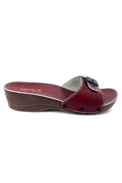 Ceyo Women's Anatomical Slippers - Minelli Heeled Red